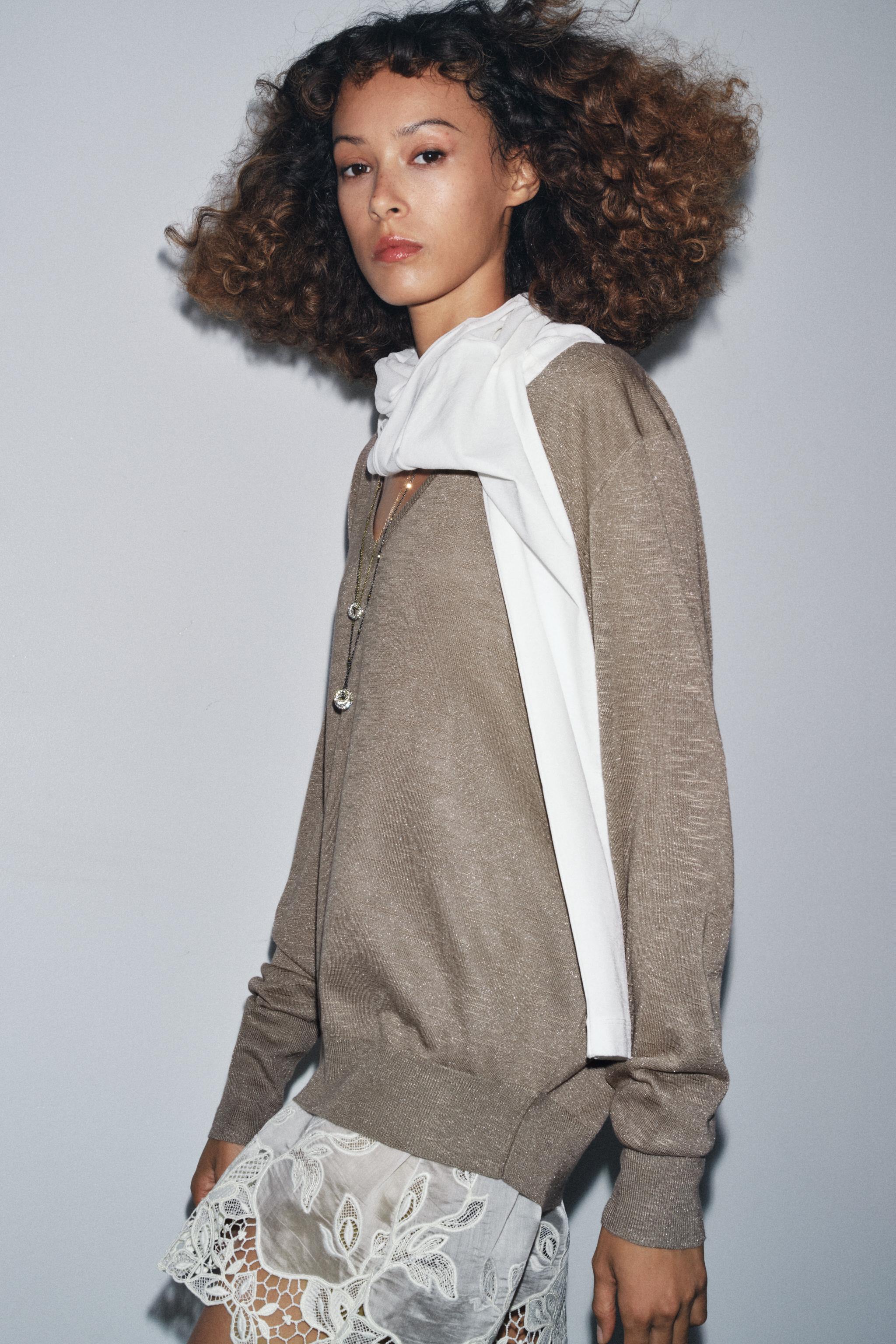 COMBINED KNIT SWEATER